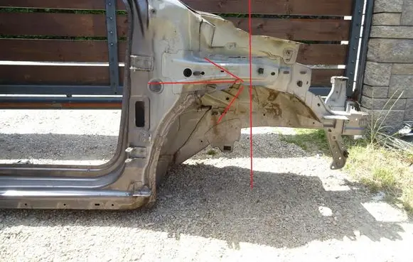 Peugeot 307 Front side member 