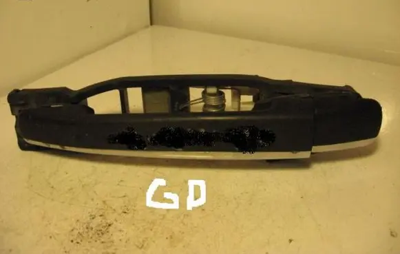 Rear door exterior handle