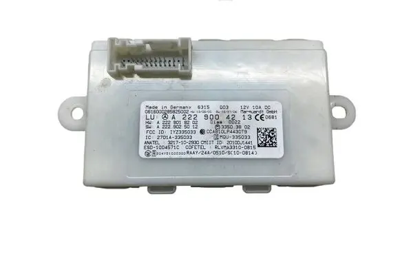 Mercedes-Benz CLA C117 X117 W117 Keyless (KESSY) go control unit/module A2229004213 A2229018202 A2229025012