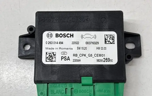Peugeot 5008 II Parking PDC control unit/module 9835626980 0263014494 00376329