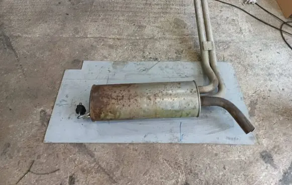 Renault Trafic II (X83) Rear muffler/silencer tail pipe 