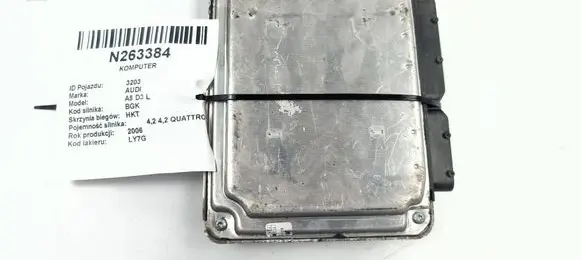 Audi A8 S8 D3 4E Engine control unit/module 4E0910560P 0261208922 1039S19641