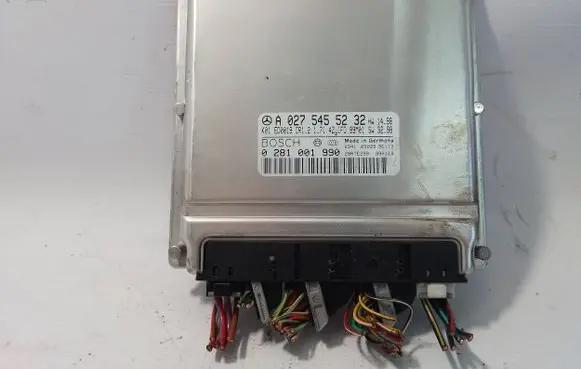 Mercedes-Benz A W168 Engine control unit/module A0275455232 0281001990 28RTE299