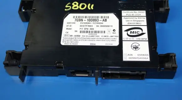 Volvo S80 Bluetooth control unit module 31210293