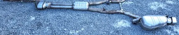 BMW 5 F10 F11 Middle muffler/silencer 