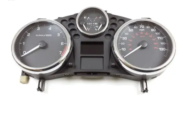 Peugeot 207 Speedometer (instrument cluster) 9662904180 A2C53190334 A2C53065547