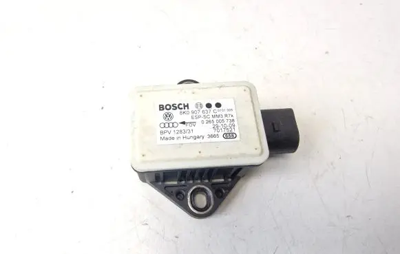 Audi A4 S4 B8 8K ESP acceleration yaw rate sensor 8K0907637C