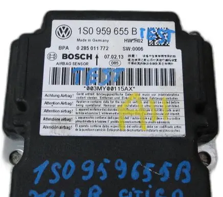 Skoda Citigo Trunk lid opening control unit 1S0959655B