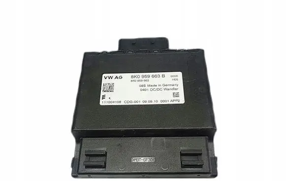 Audi A4 S4 B8 8K Voltage converter/converter module 8K0959663B