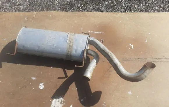 Citroen Jumper Rear muffler/silencer tail pipe 8790EE