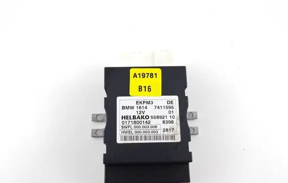 BMW 3 F30 F35 F31 Fuel injection pump control unit/module 7411595 16147411595 0171800142