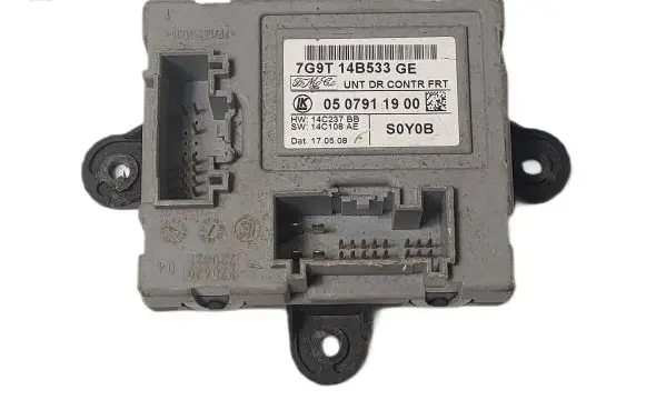 Ford Mondeo MK IV Door control unit/module 7G9T14B533GE 0507911900 14C237BB