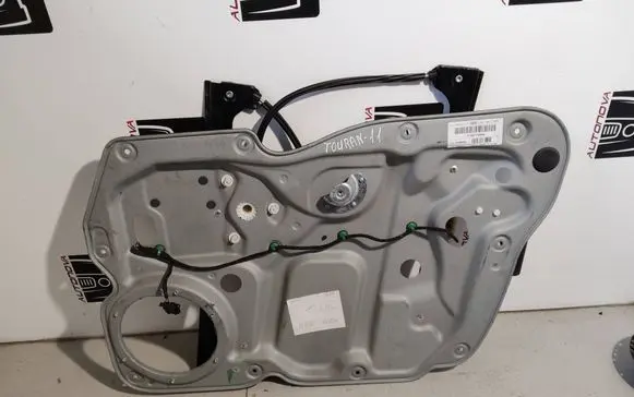 Volkswagen Touran I Front window lifting mechanism without motor 1T1837730AG 02400268 117104J