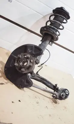 Mercedes-Benz C W204 Front shock absorber with coil spring A2043204366