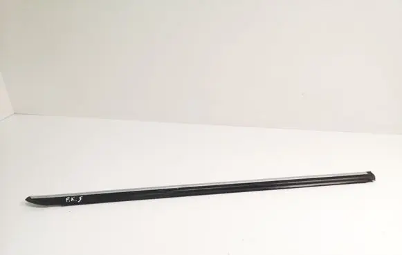 Front door glass trim molding