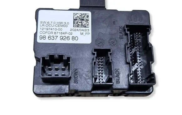 Peugeot 308 Door control unit/module 9863792680 SW670HW30 87184P02