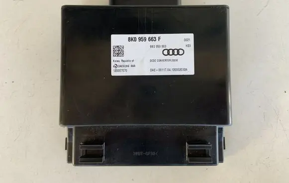 Audi A7 S7 4G Voltage converter/converter module 8K0959663F 8K0959663