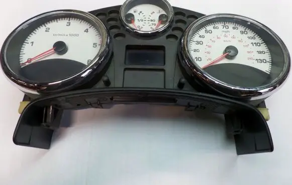 Peugeot 207 Speedometer (instrument cluster) 9666749280