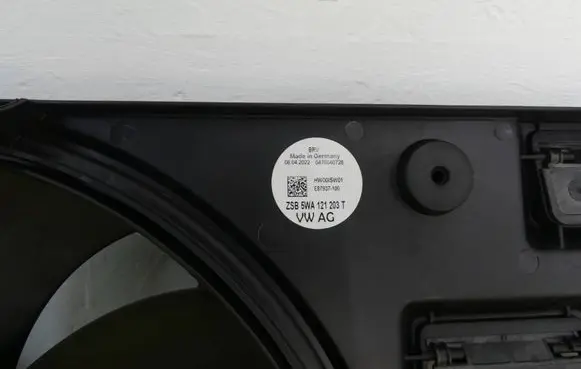 Skoda Kodiaq Fan set 3Q0121205B 3Q0121207C 5WA121203T