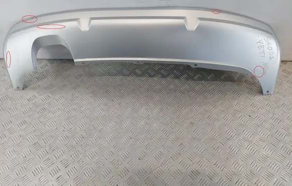 Rear bumper lower part trim