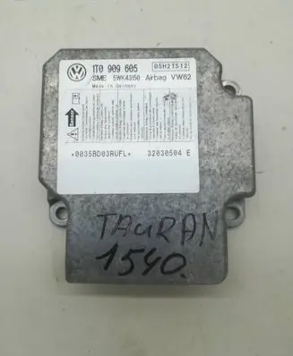 Volkswagen Touran I Airbag control unit/module 1T0909605 5WK43150