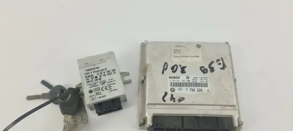BMW 5 E39 Engine ECU kit and lock set 7790220 6905666