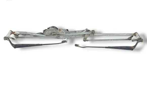 Front wiper linkage and motor