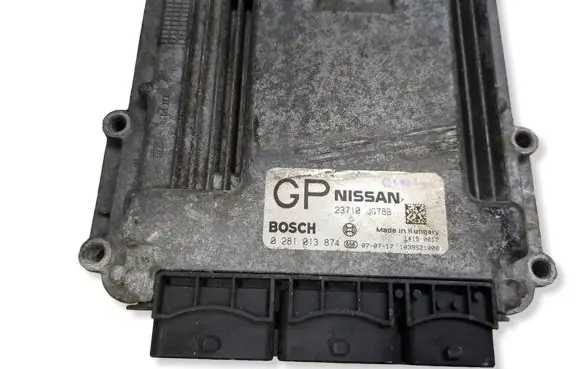 Nissan X-Trail T31 Engine control unit/module 23710JG78B 0281013874 1039S21008