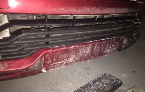 Citroen C4 I Front bumper splitter molding 9682872077