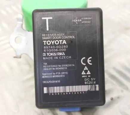 Toyota Yaris Tire pressure control unit 897600D070