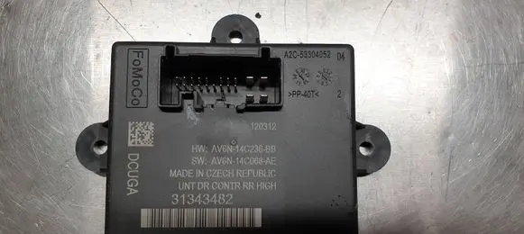 Volvo V60 Door control unit/module 31343482 AV6N14C068AE AV6N14C236BB