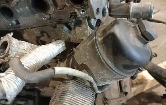 Citroen C4 I Oil filter cover