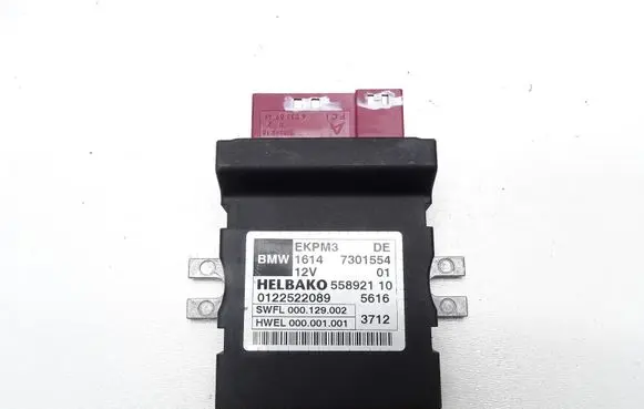 BMW 1 F20 F21 Fuel pump relay 7301554