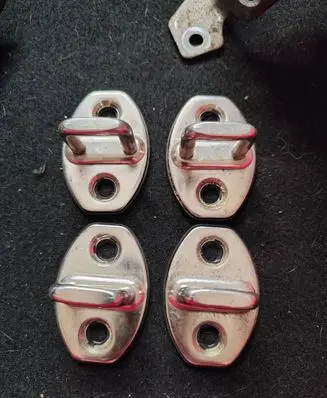 Skoda Superb B6 (3T) Rear door lock loop/hook striker 3C0837033C
