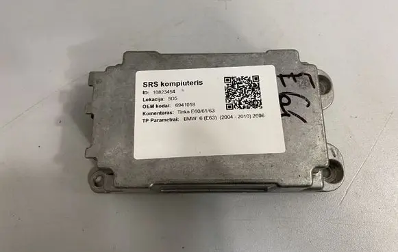 BMW 6 E63 E64 Airbag control unit/module 6941018