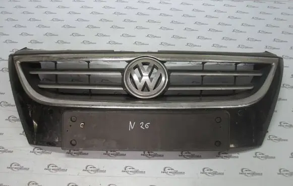 Volkswagen PASSAT CC Front bumper upper radiator grill 3C8853651