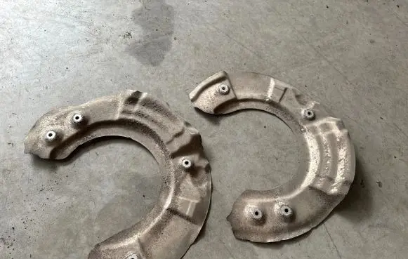 BMW 5 F10 F11 Front brake disc dust cover plate 6775266