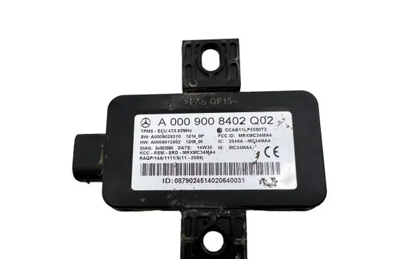 Mercedes-Benz E W212 Tire pressure control unit A0009008402 A0009029319