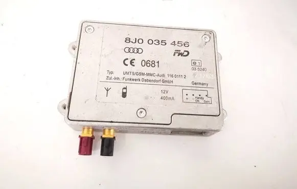 Audi A6 S6 C6 4F Antenna control unit 8J0035456
