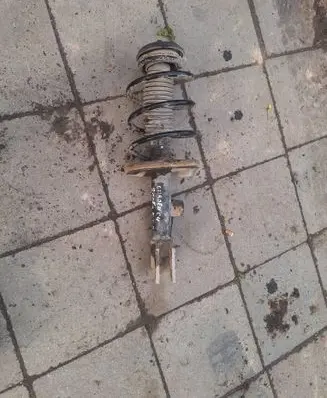 Citroen C4 I Front shock absorber with coil spring 3452
