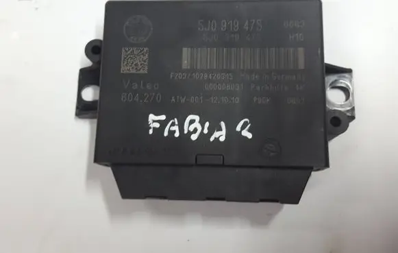Skoda Fabia Mk2 (5J) Parking PDC control unit/module 5J0919475XAUTOPX 5J0919475