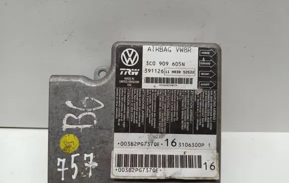 Volkswagen PASSAT B6 Airbag control unit/module 3C0909605N 391126
