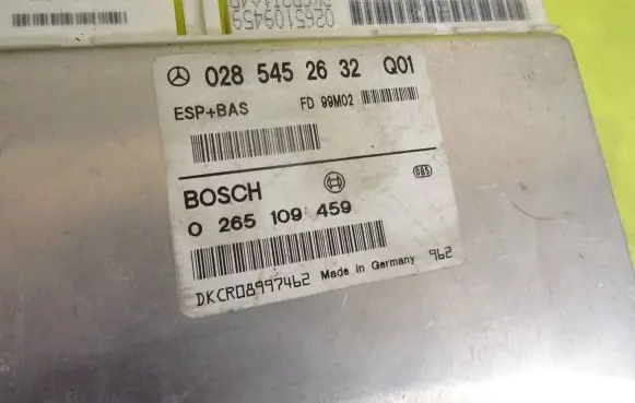 Mercedes-Benz A W168 ESP (stability system) control unit 0265109459 0285452632Q01