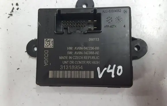 Volvo V40 Door control unit/module 31318954 AV6N14C236BB AV6N14C068AE