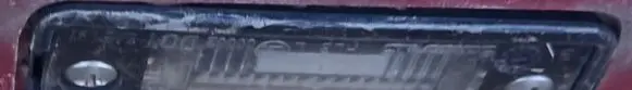 Volkswagen Golf V Number plate light