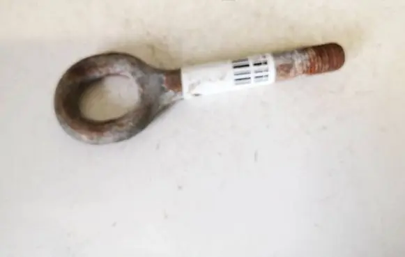 Towing hook eye