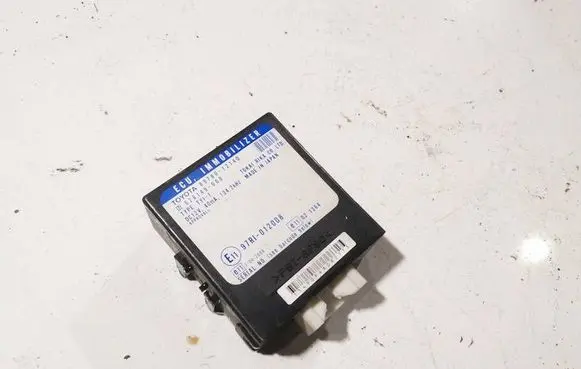 Toyota Corolla E120 E130 Immobilizer control unit/module 8978012140