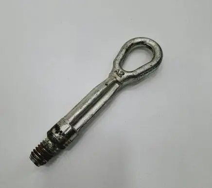 Towing hook eye