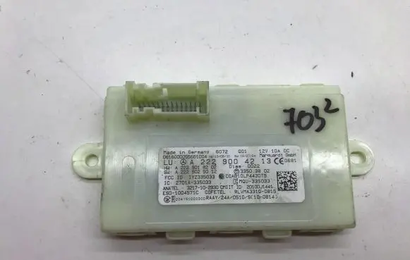 Mercedes-Benz S W222 Keyless (KESSY) go control unit/module a2229004213 A2229018202 A2229025012