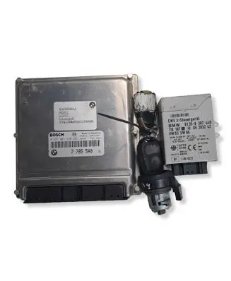 BMW 5 E39 Engine ECU kit and lock set 7785540 61358387449